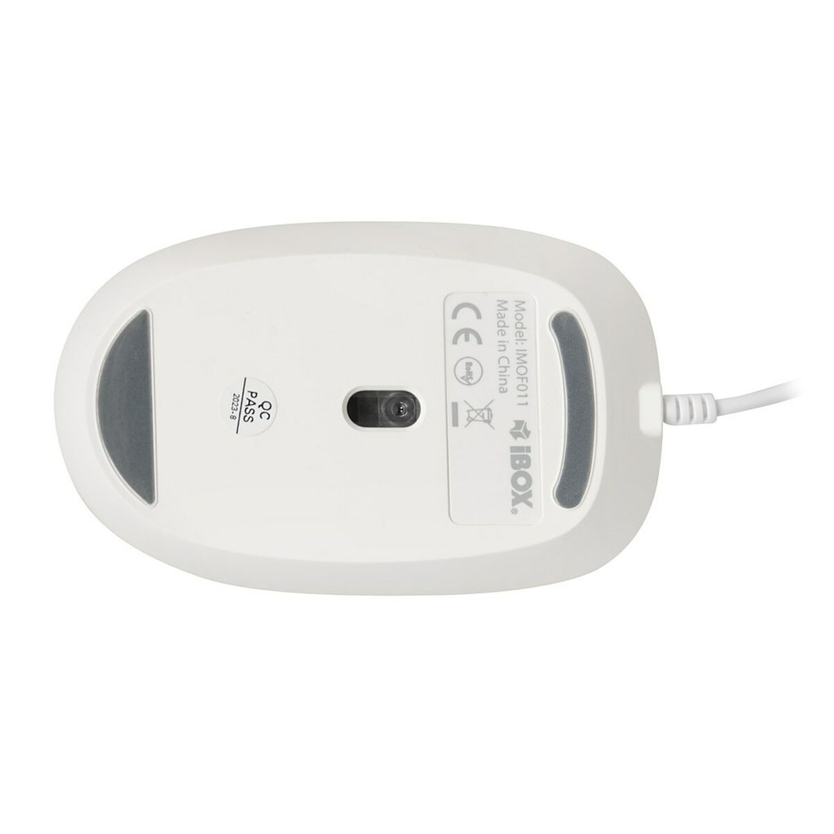 Мишка Ibox IMOF011 Бял 2400 dpi